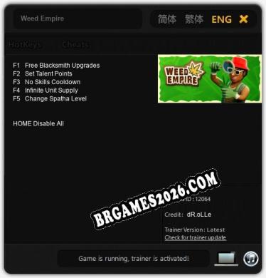 Weed Empire Trainer - 5 funções [Download Gratuito]