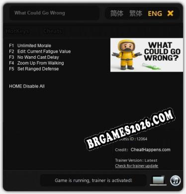 What Could Go Wrong Trainer +5 by CheatHappens.com [Última versão]