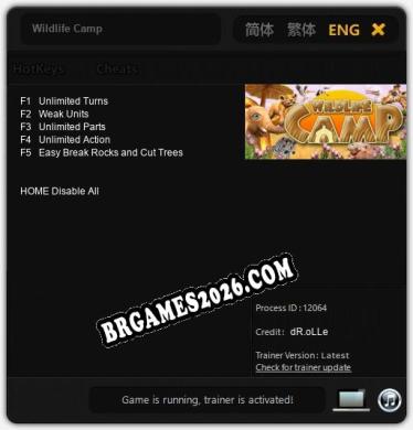 Wildlife Camp: Trainer Completo (v2.0.89)