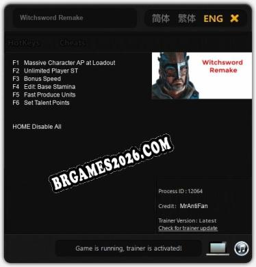 Cheats e trainer Witchsword Remake +6 [Verificado funcionando]
