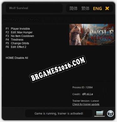 Wolf Survival: Cheats, Trainer +6 [dR.oLLe]