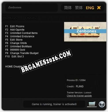 Zenbones: Trainer +10 [v1.5]