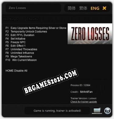 Zero Losses Trainer - 10 funções [Download Gratuito]